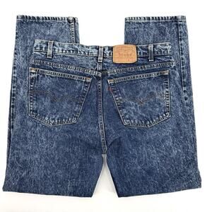 Vintage Levi’s 505 Jeans Men’s 38x32 Frosted Stonewashed USA Made 80s Retro